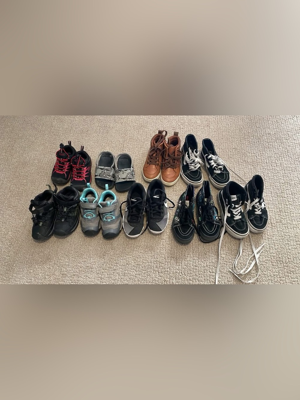 Lot of kids shoes size 8-12